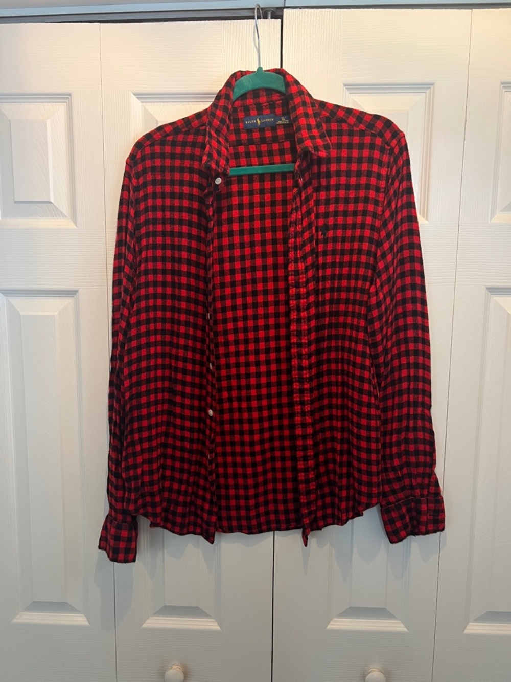 Ralph Lauren Red and Black Buffalo Plaid Shirt